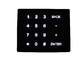 Dauerhafte 16 Schlüssel asphaltieren numerische Tastatur-hintergrundbeleuchteten gebürsteten Edelstahl