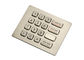 Platten-Berg-numerische Tastatur-Vandalen-Beweis-Edelstahl 4x4 IP67